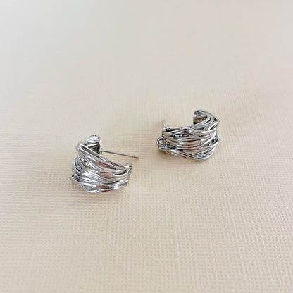 762 |  CLARKE EARRINGS  | SILVER