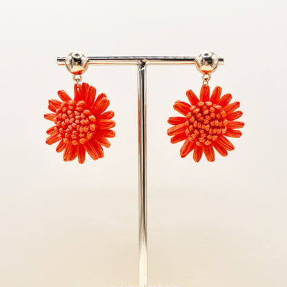 630 | DAFFODIL EARRINGS | ORANGE