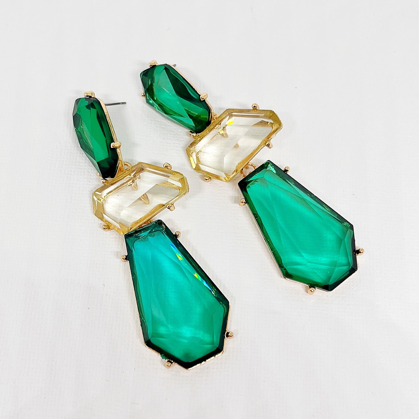 529 | DAHLIA EARRINGS | EMERALD