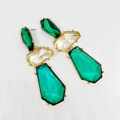 529 | DAHLIA EARRINGS | EMERALD