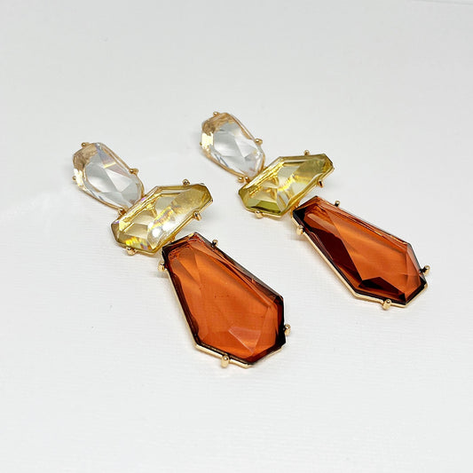 530 | DAHLIA EARRINGS | GARNET