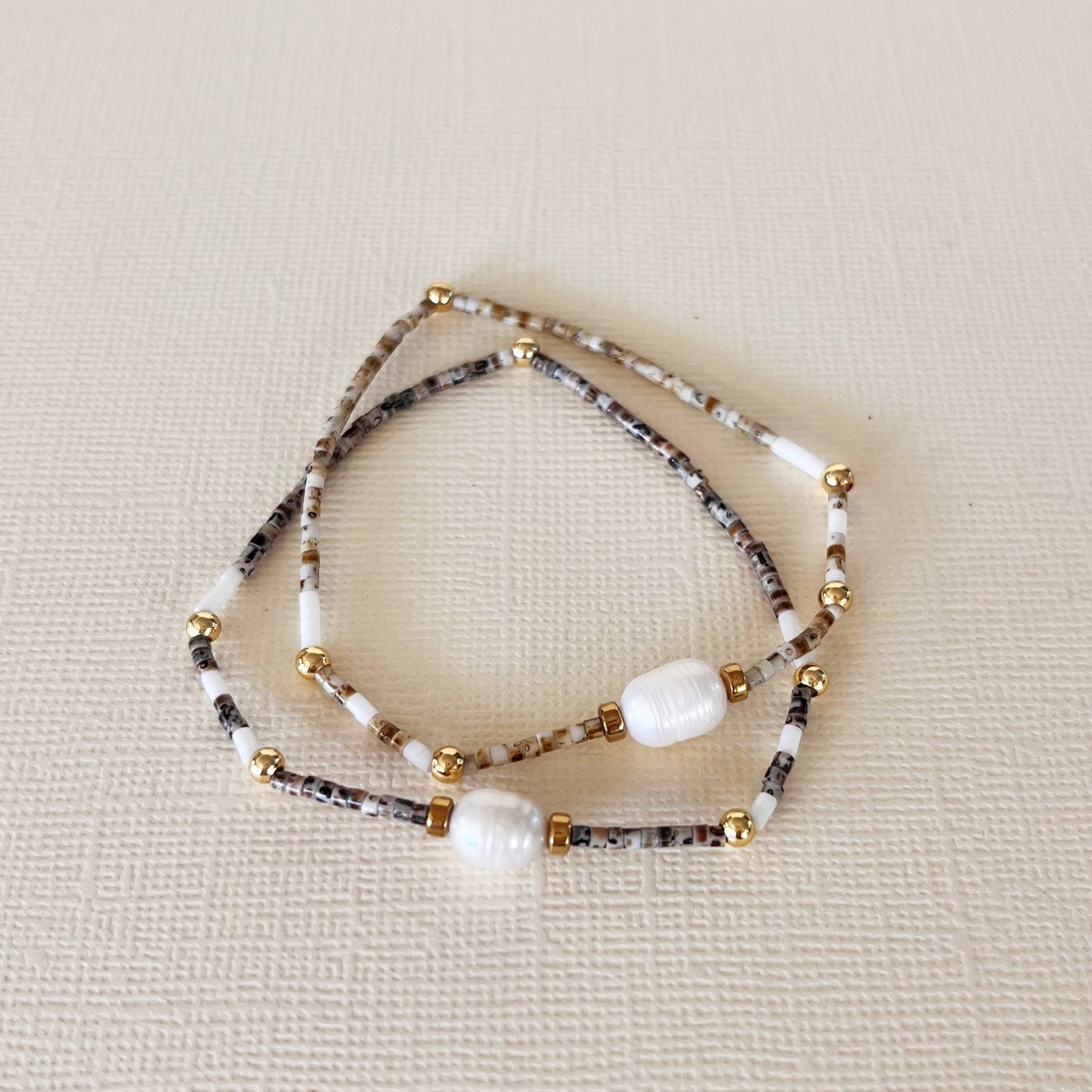 739 | DREW BEADED PEARL BRACELET DUO