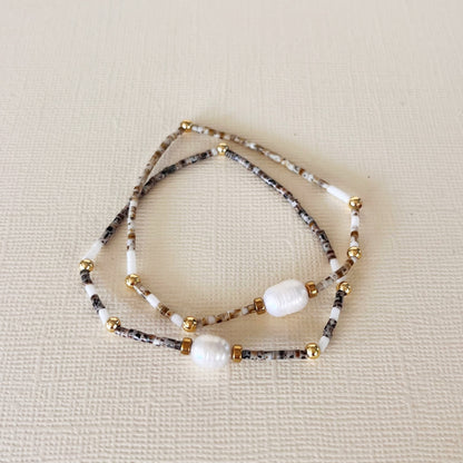 739 | DREW BEADED PEARL BRACELET DUO