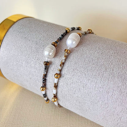 739 | DREW BEADED PEARL BRACELET DUO