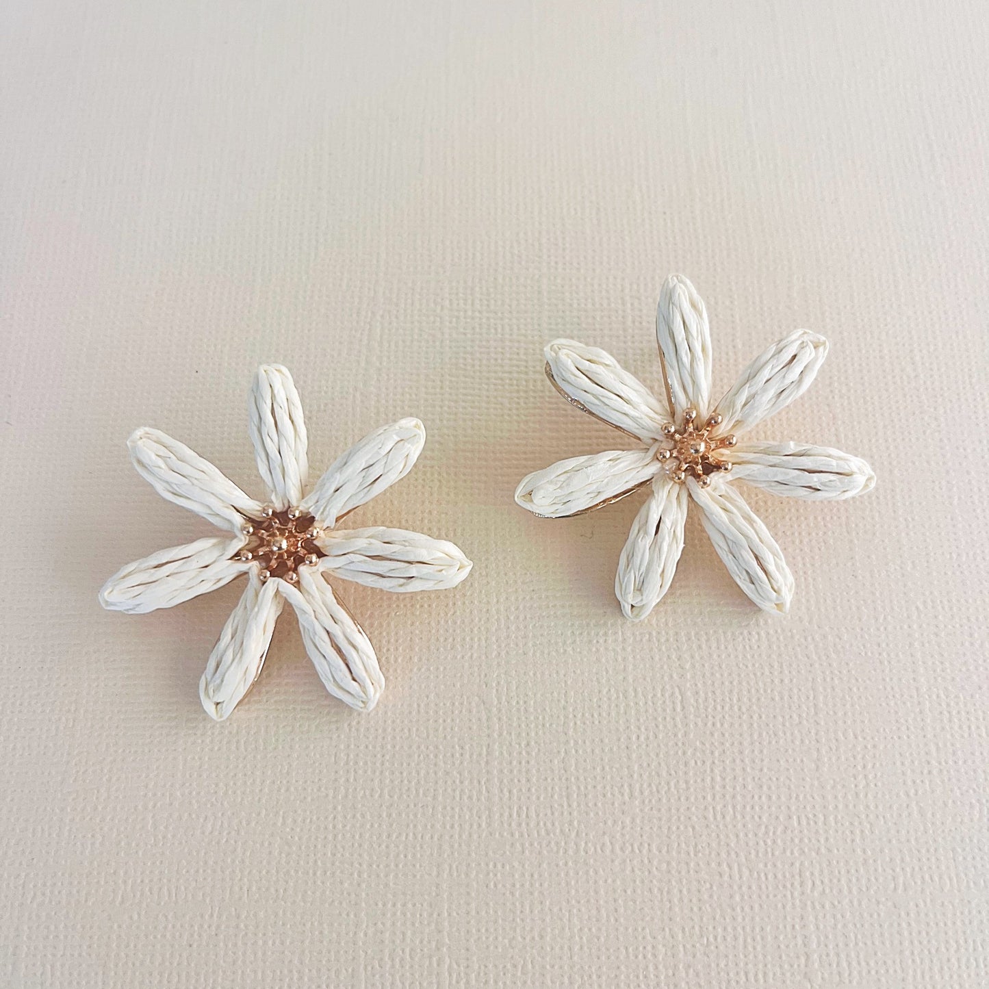 710 | TAHITIAN GARDENIA EARRINGS | IVORY