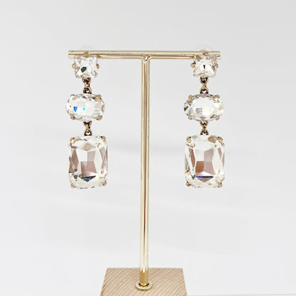 528 | ELIZABETH EARRINGS | DIAMOND WHITE