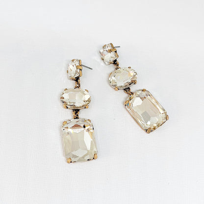 528 | ELIZABETH EARRINGS | DIAMOND WHITE