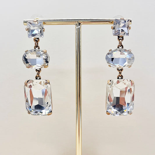 528 | ELIZABETH EARRINGS | DIAMOND WHITE