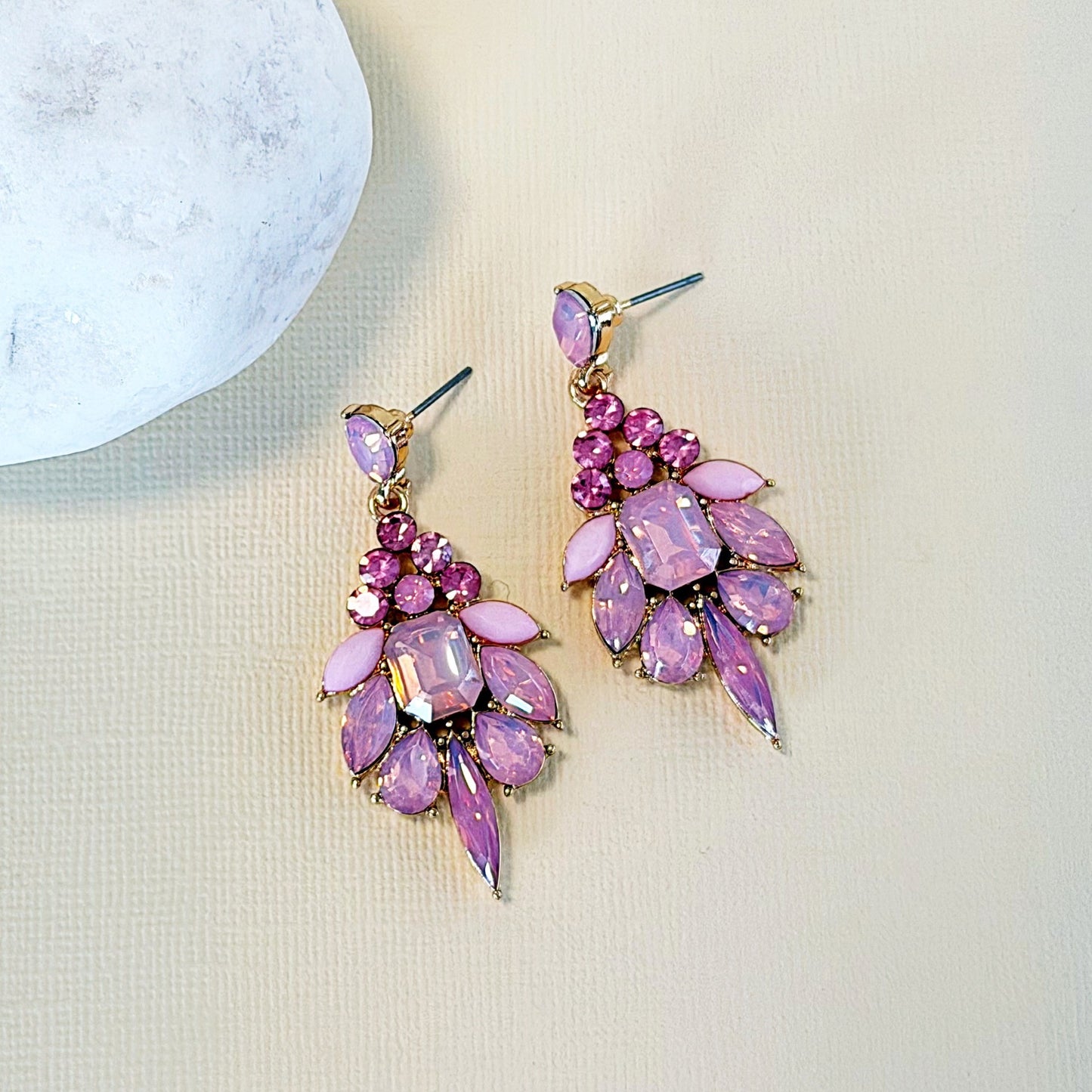 816 | ELODIE EARRINGS | DUSTY PINK