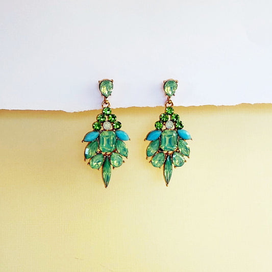 867 | ELODIE EARRINGS | PERIDOT GREEN