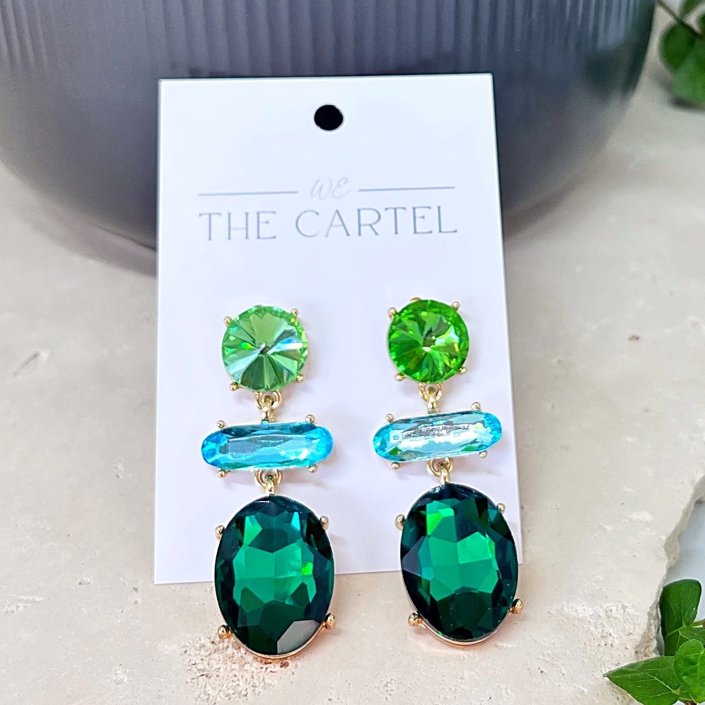 407 | ESTHER EARRINGS | EMERALD