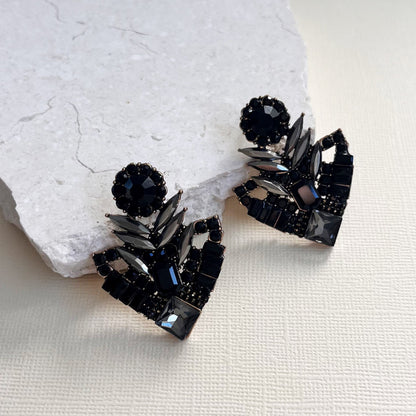 684 | EVANGALINE EARRINGS | BLACK