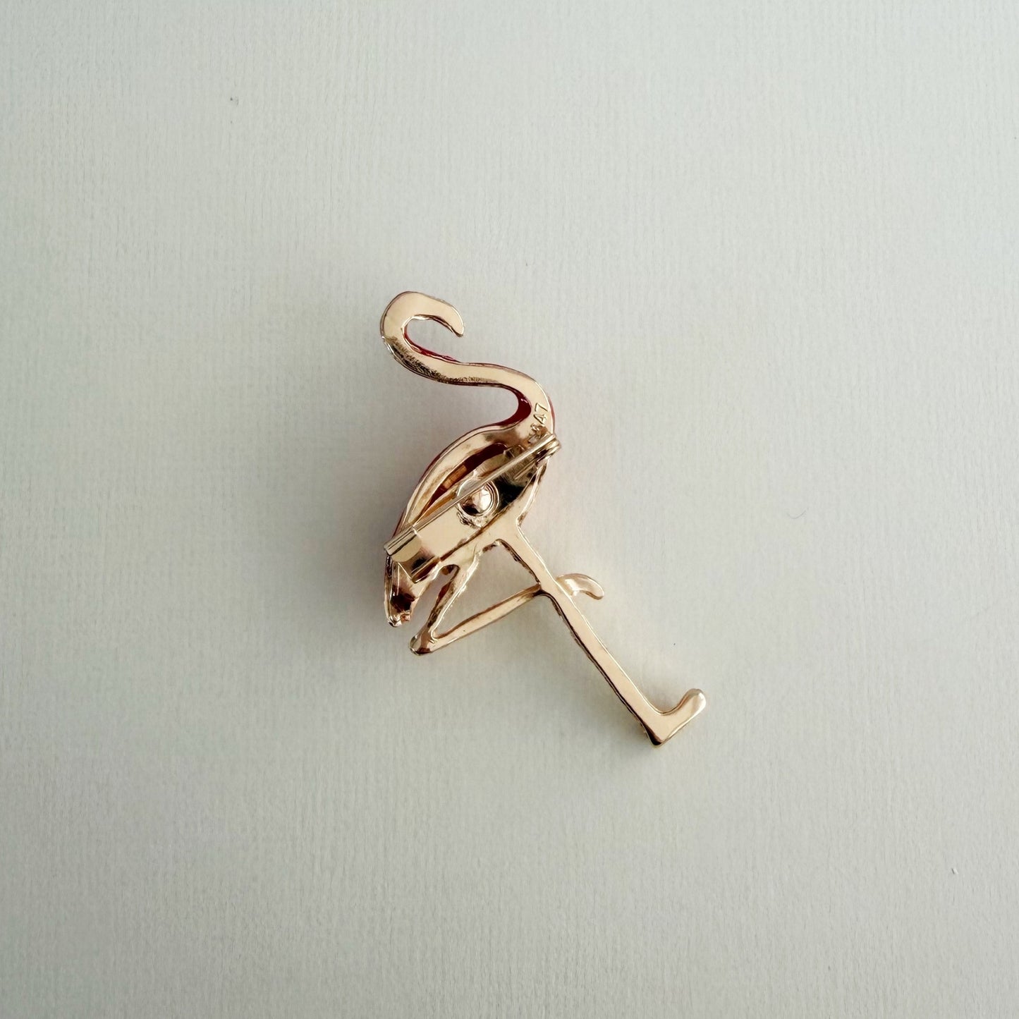 862 | FLAMINGO BROOCH | PINK