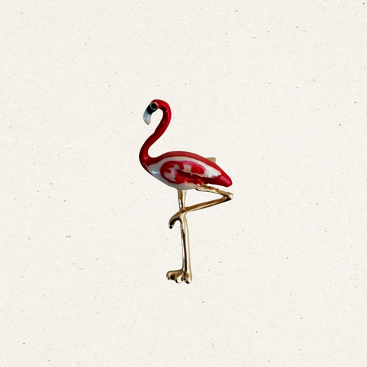 862 | FLAMINGO BROOCH | PINK