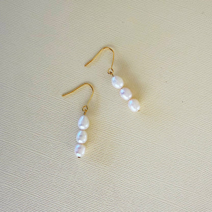 851 |  MABEL FRESHWATER PEARL EARRINGS | GOLD (Copy)