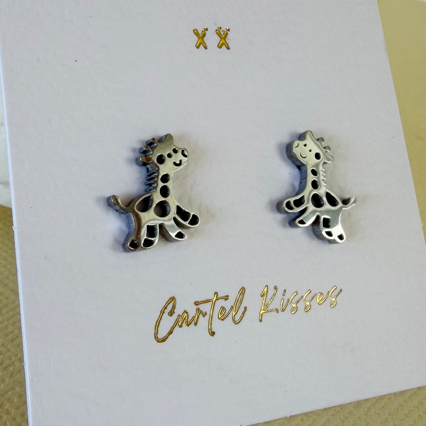 858 | GIRAFFE EARRINGS | CARTEL KISSES