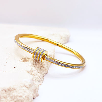 636| AUDREY BANGLE | GOLD