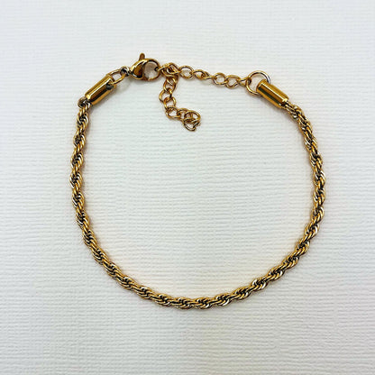 741 | ROPE TWIST BRACELET | GOLD