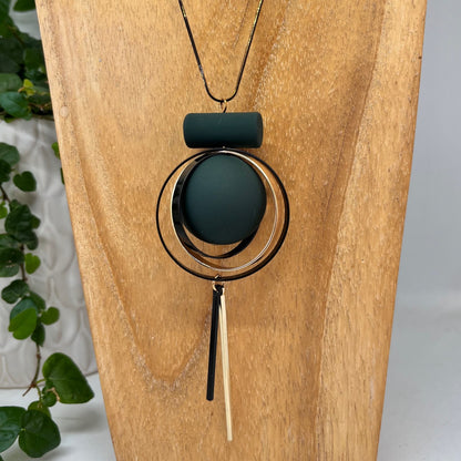 338 | MONICA NECKLACE | FORREST GREEN