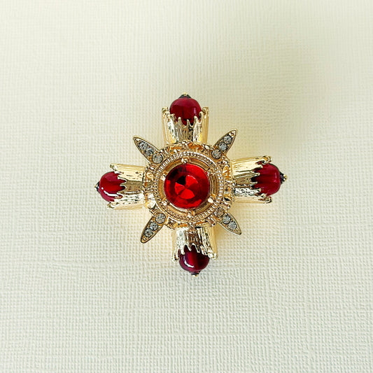 811 | HUBERT BROOCH | RUBY