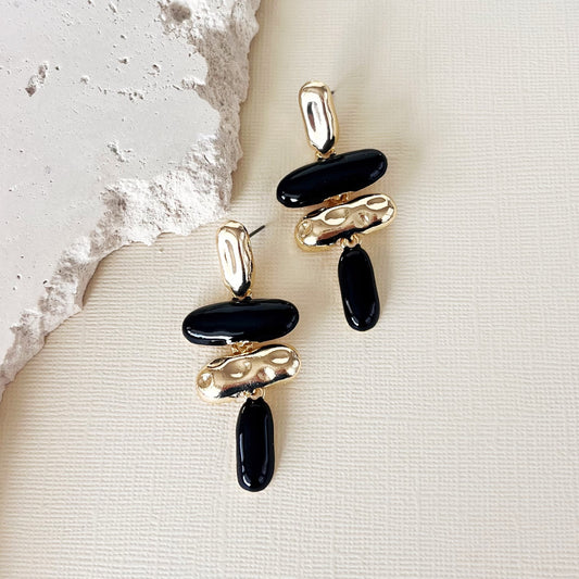 786 |  ISADORA EARRINGS | BLACK