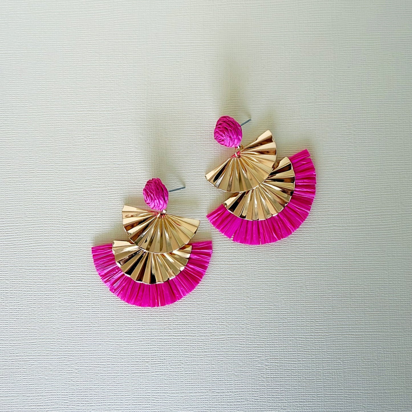 870 | JOJO EARRINGS | HOT PINK