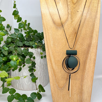 338 | MONICA NECKLACE | FORREST GREEN