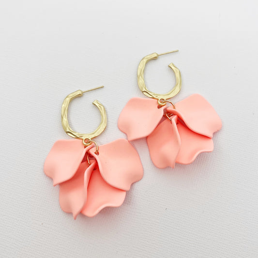 548 | LOUISA EARRINGS | PEACH PINK