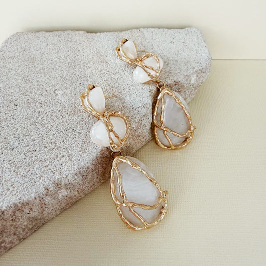 803 | LUCILLA EARRINGS | WHITE