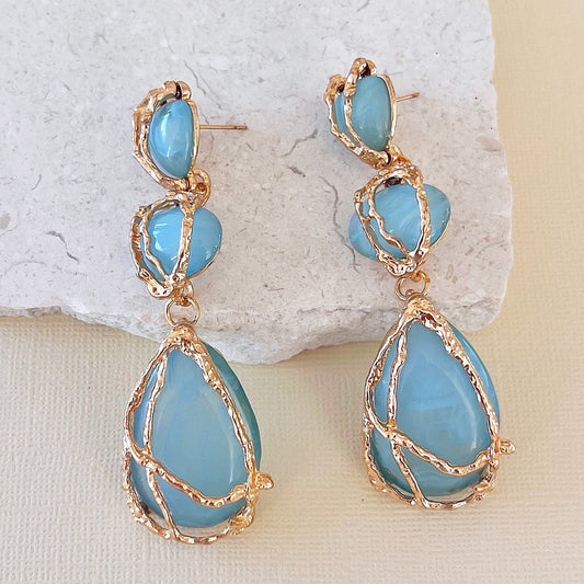 705 | LUCILLA EARRINGS | LIGHT BLUE