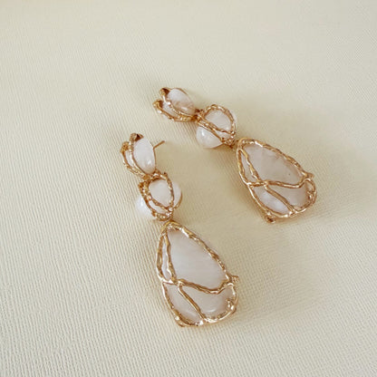 803 | LUCILLA EARRINGS | WHITE