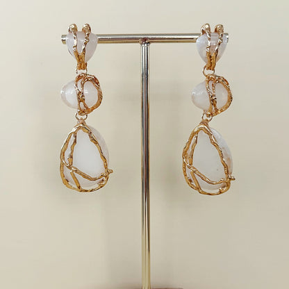 803 | LUCILLA EARRINGS | WHITE
