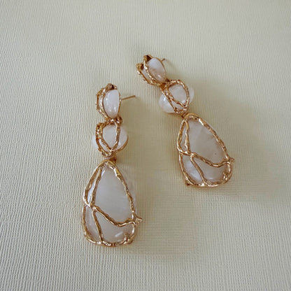 803 | LUCILLA EARRINGS | WHITE