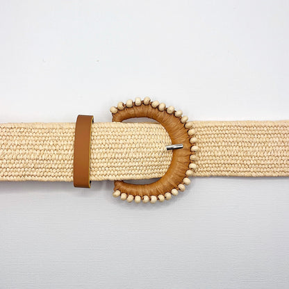 611 | LUCILLE ELASTIC BELT | CREAM