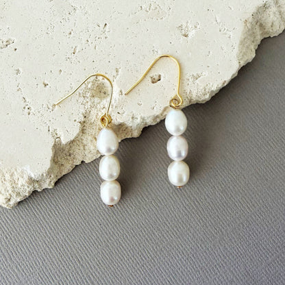 851 |  MABEL FRESHWATER PEARL EARRINGS | GOLD (Copy)