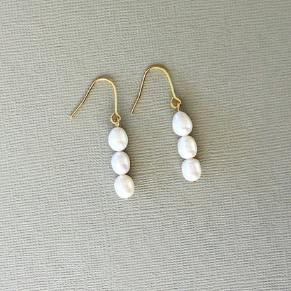 851 |  MABEL FRESHWATER PEARL EARRINGS | GOLD (Copy)