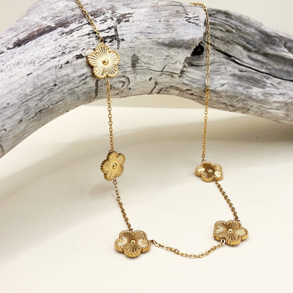 750 | MAISON FLOWER NECKLACE | GOLD