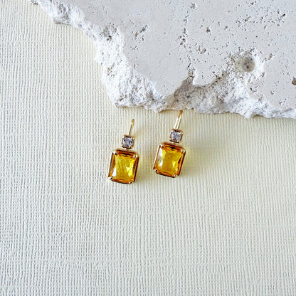 869 | MARCELLA EARRINGS | YELLOW