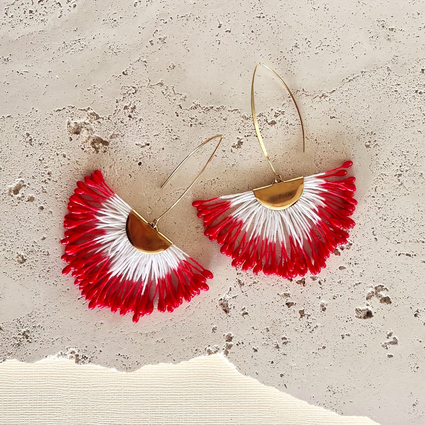 734 |  MARIAH EARRINGS | RED