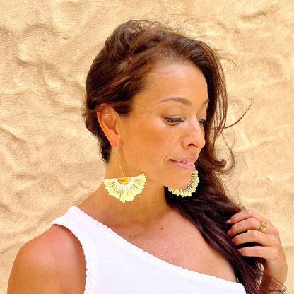 387 |  MARIAH EARRINGS | YELLOW