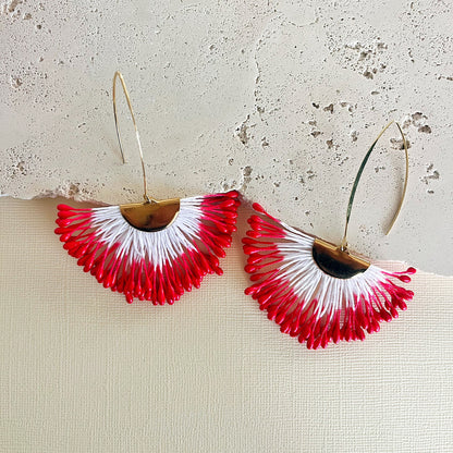 734 |  MARIAH EARRINGS | RED