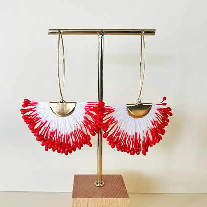 734 |  MARIAH EARRINGS | RED