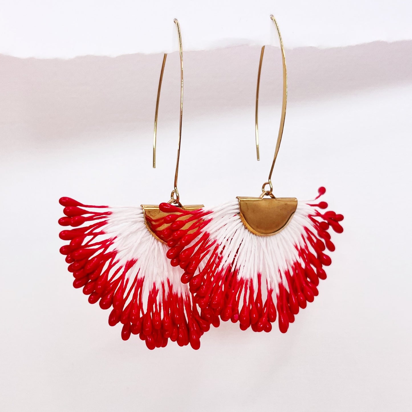 734 |  MARIAH EARRINGS | RED
