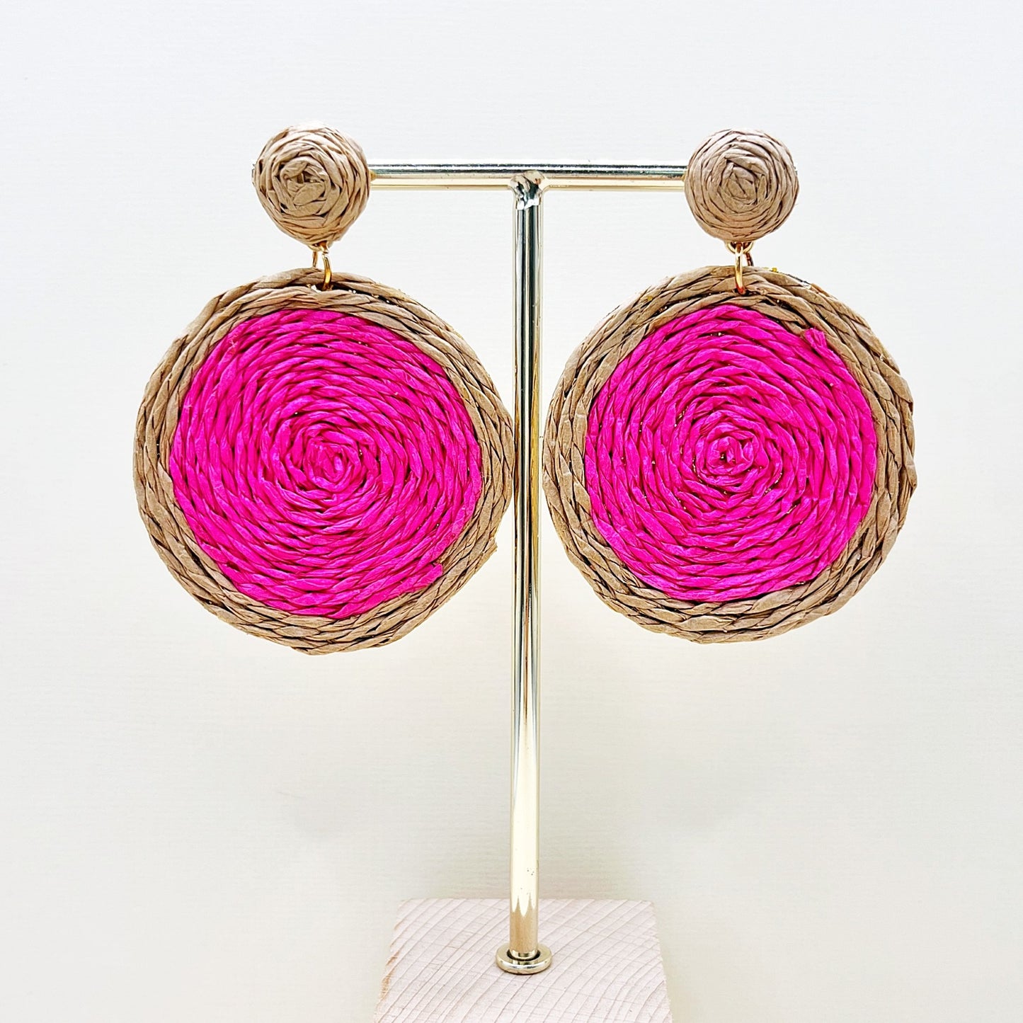 719 | MARTHA EARRINGS | HOT PINK