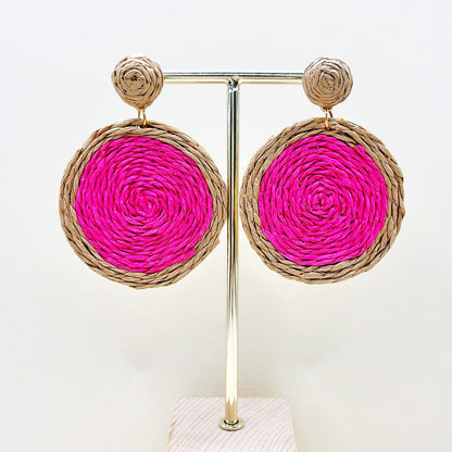 719 | MARTHA EARRINGS | HOT PINK