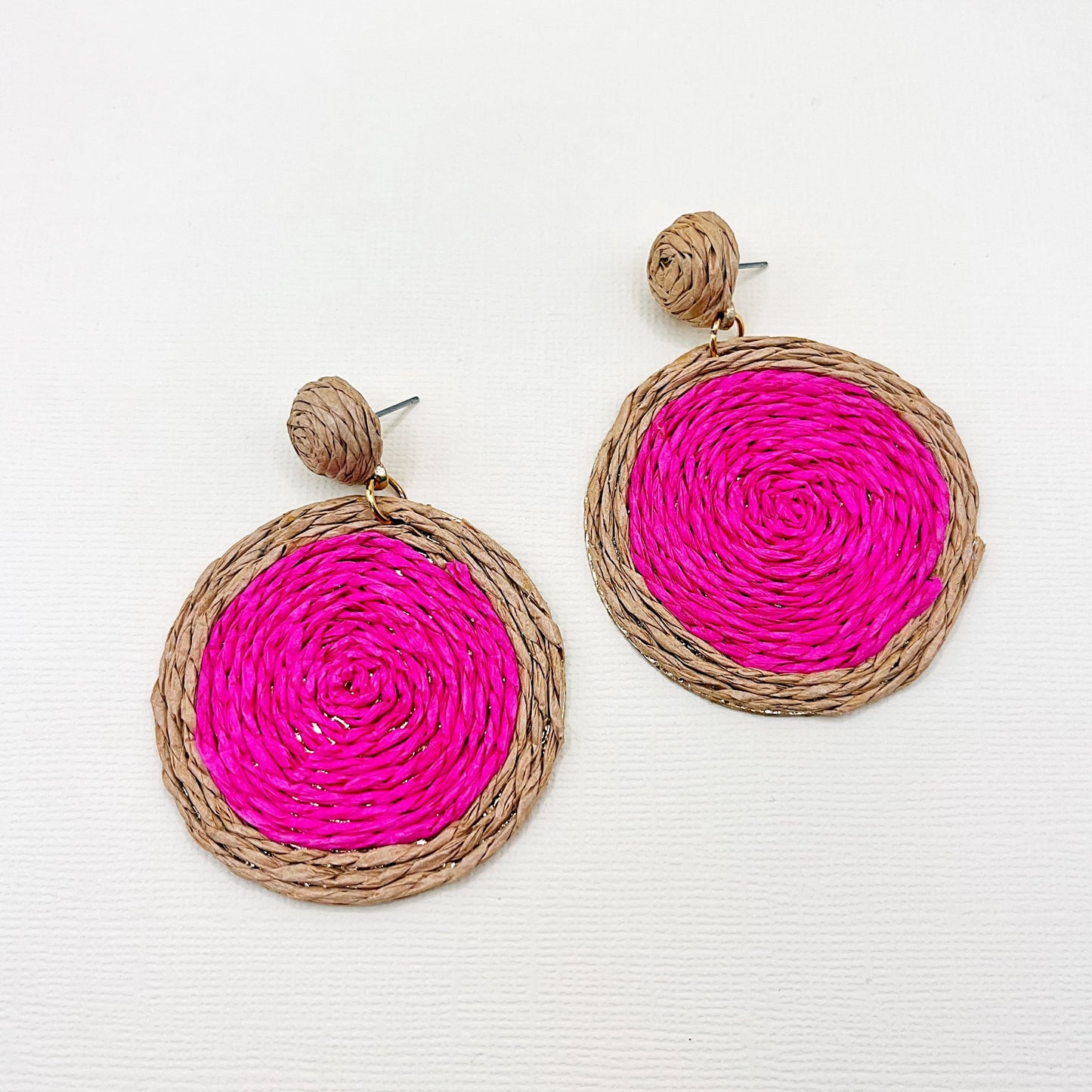 719 | MARTHA EARRINGS | HOT PINK