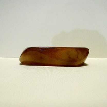 B781 | MILLIE RESIN BANGLE | BURNT CARAMEL