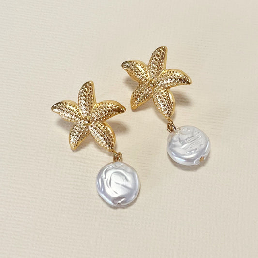 776 |  MOANA PEARL EARRINGS | GOLD