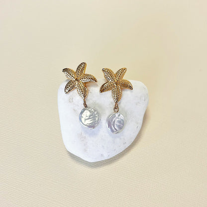 776 |  MOANA PEARL EARRINGS | GOLD