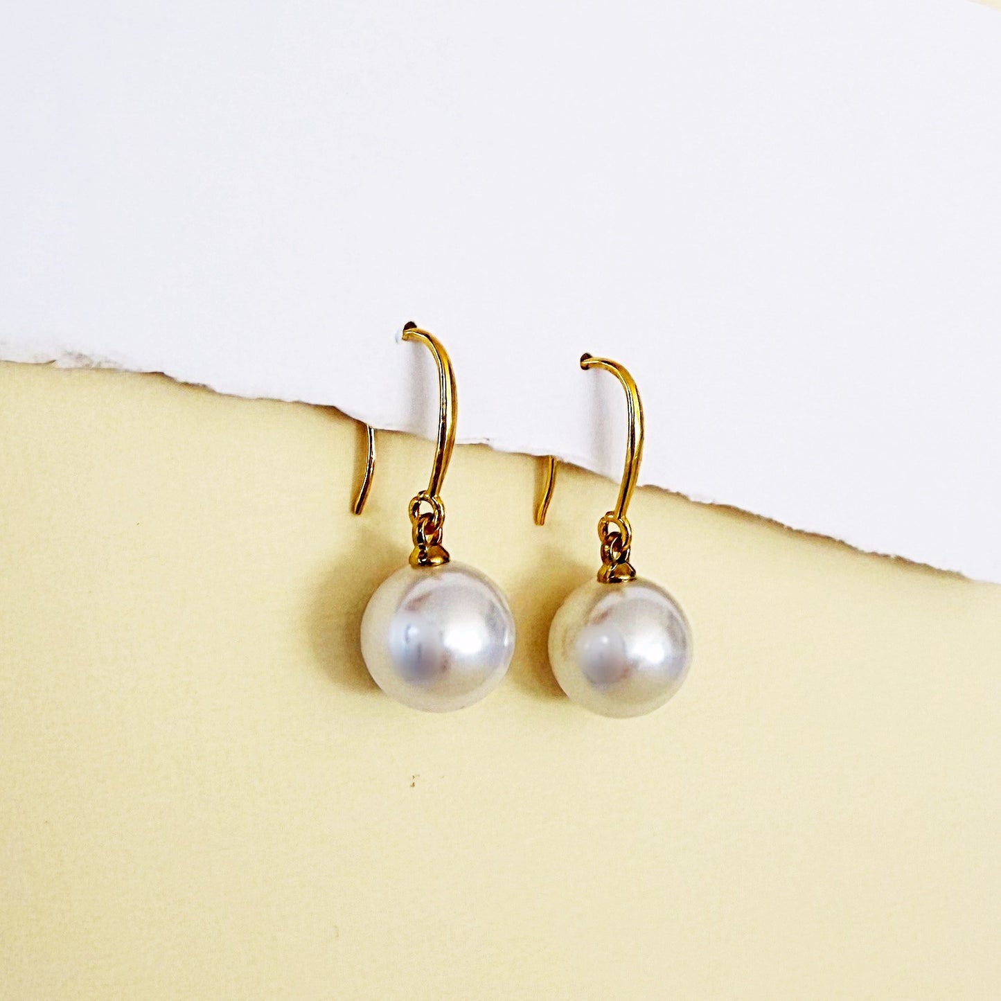 856 |  MURPHY PEARL EARRINGS | GOLD